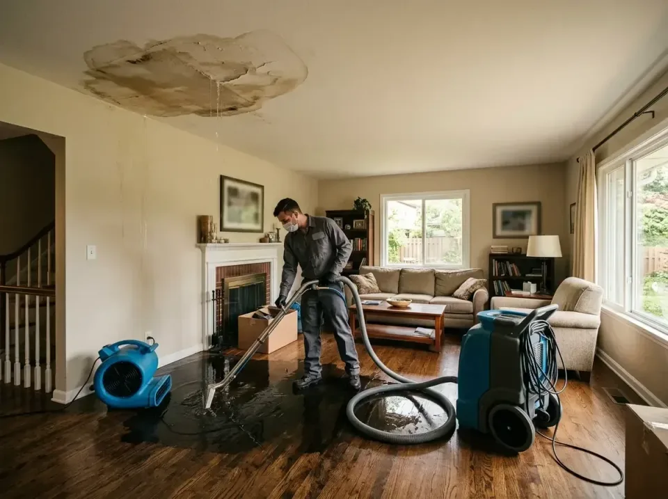 attic-pipe-burst-ceiling-drip-008 — frequently asked questions, Water Damage Restoration & Carpet Care in Fayetteville, NY